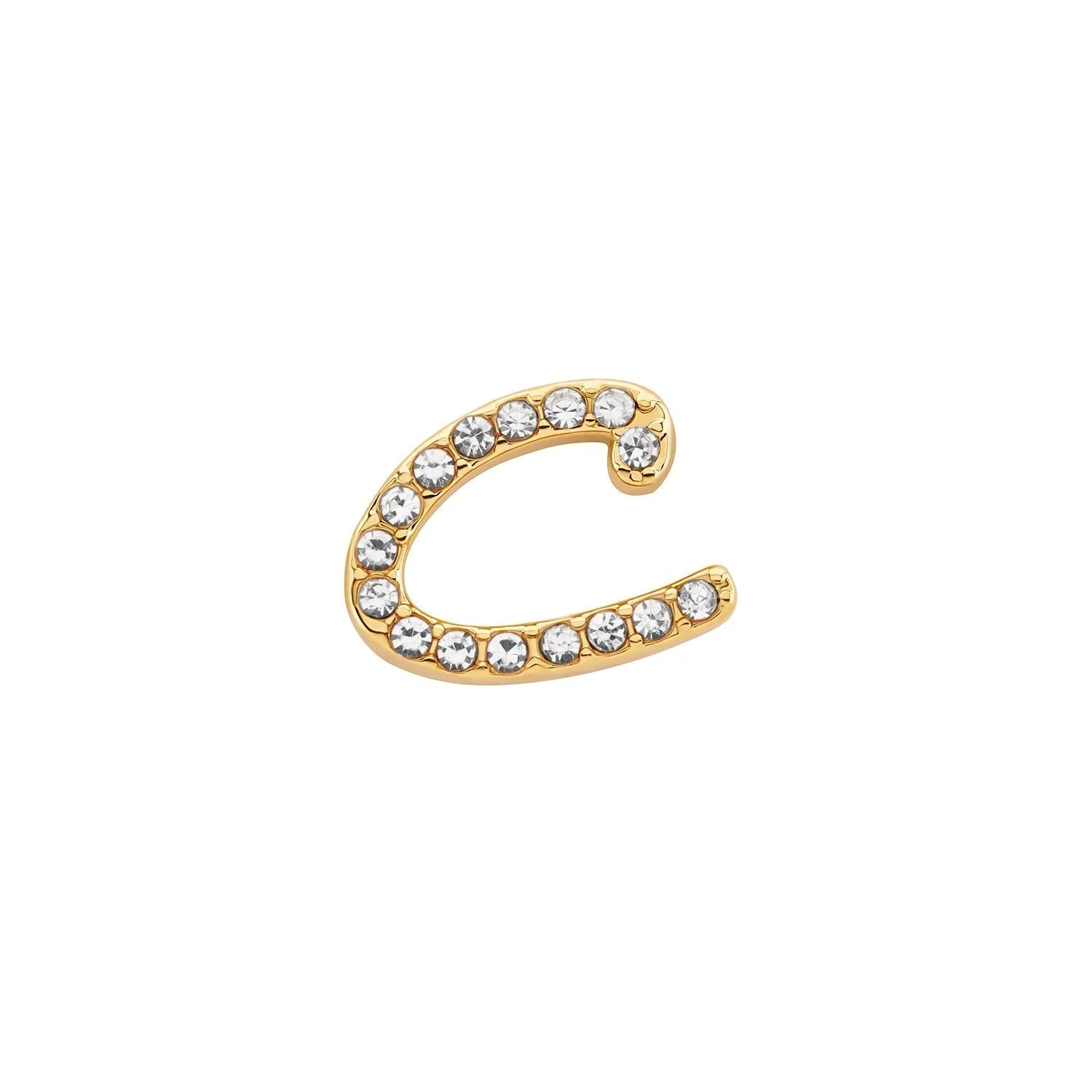 Made Mine Charms - Pave Initial Charms (Gold)