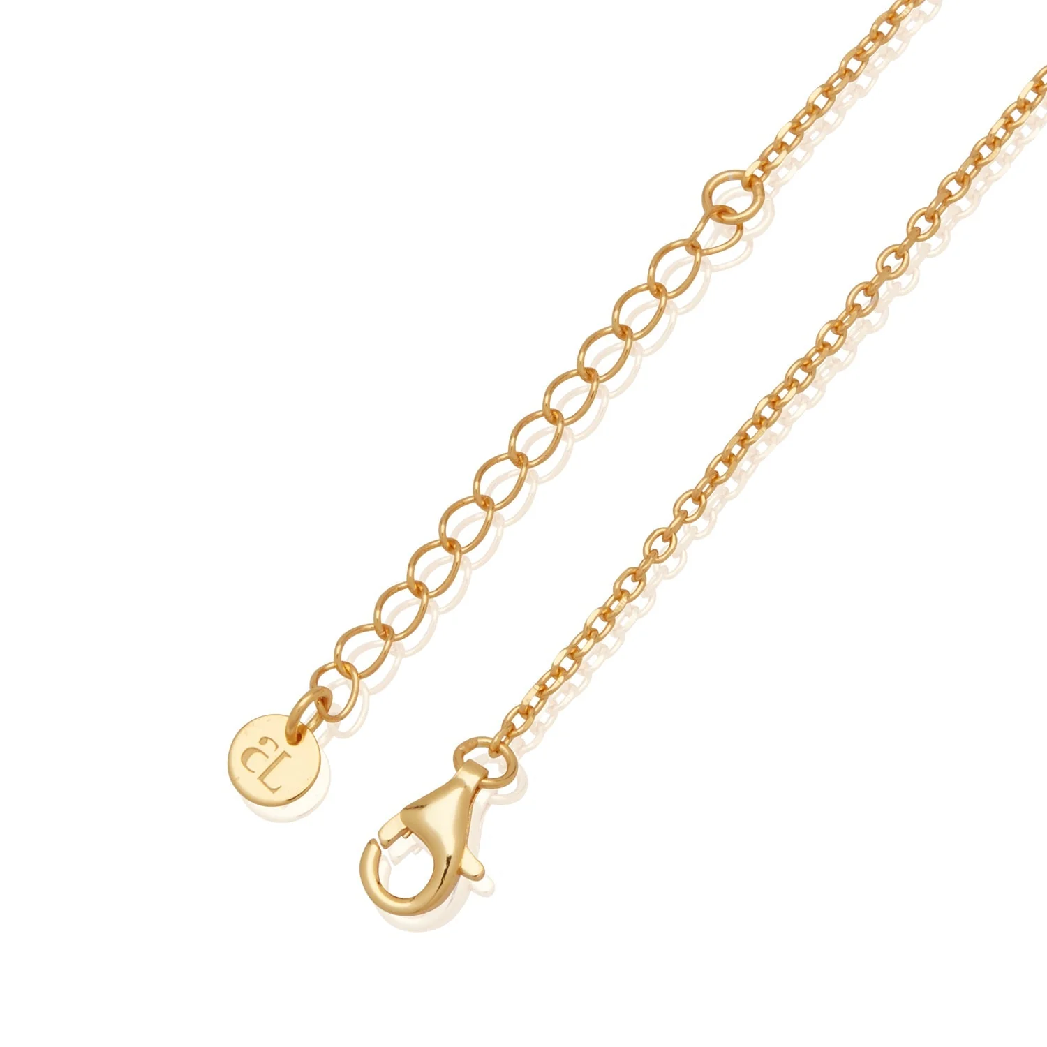 Stacey's Stories Doodle Heart Birthstone Necklace (Gold)