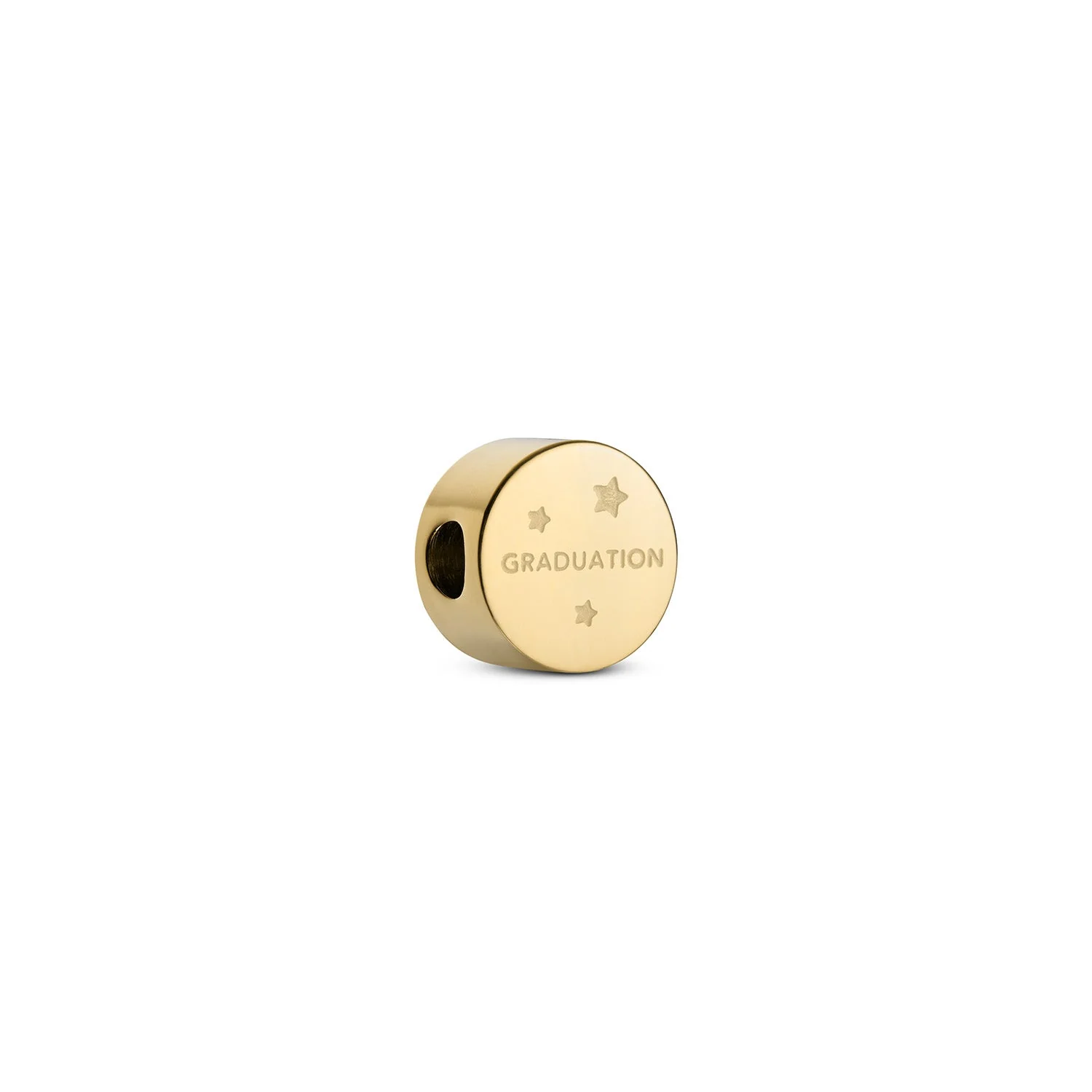 Graduation Bracelet Charm (Gold)