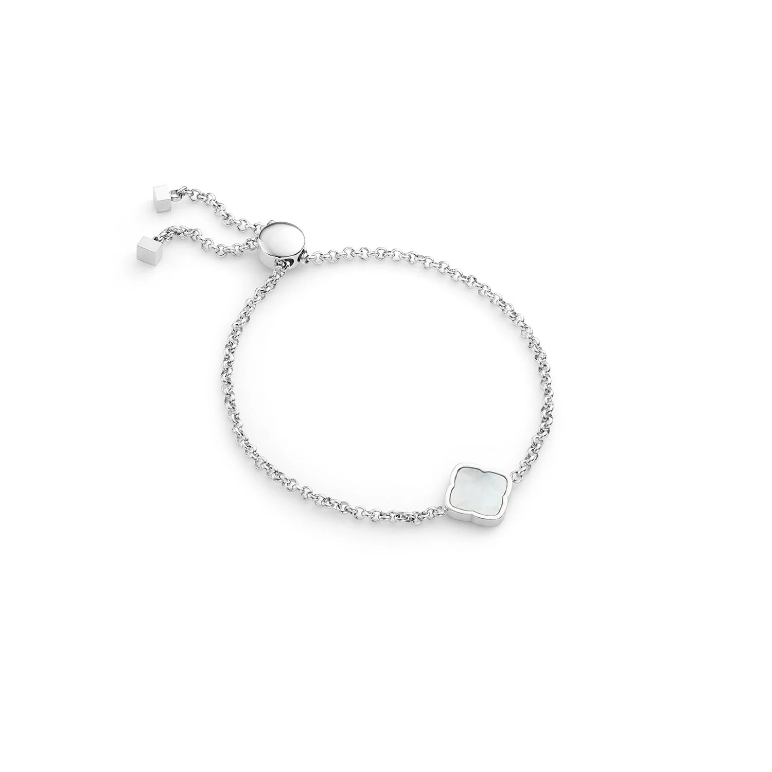 Pearl Clover Bracelet (Silver)