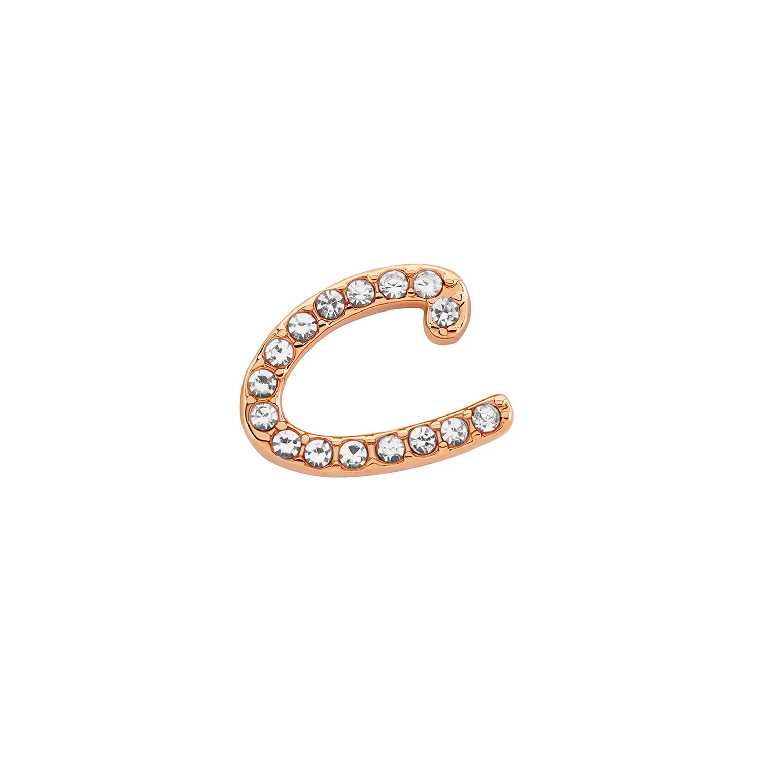 Made Mine Charms - Pavé Script Initial Charms (Rose Gold)