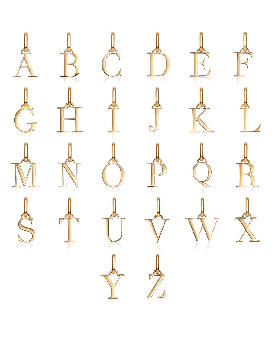 Letter Pendant (Gold)