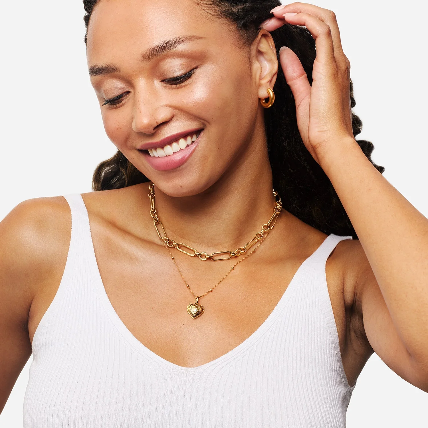 Entwine Heart Pendant (Gold)
