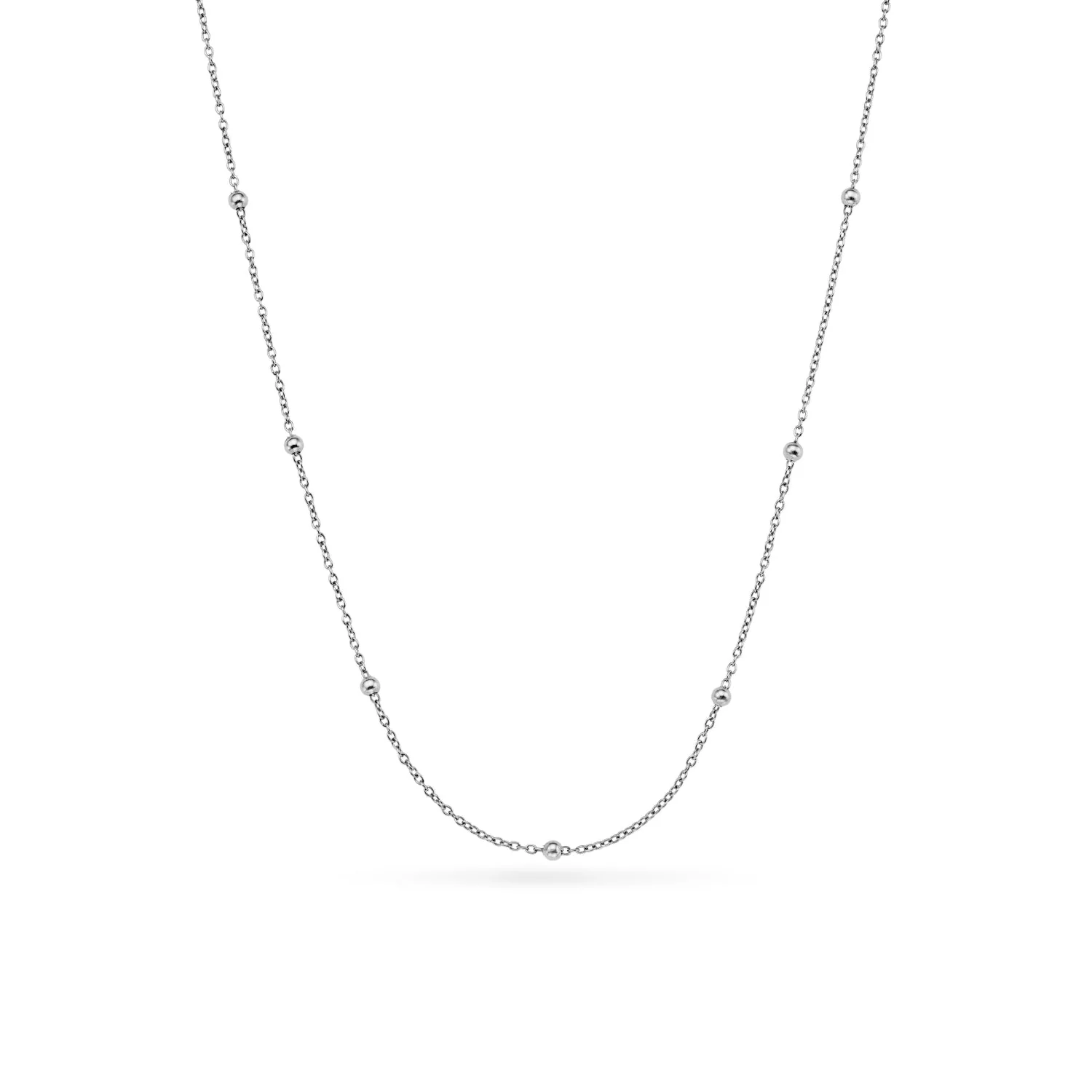 Sphere Chain Necklace (Silver)
