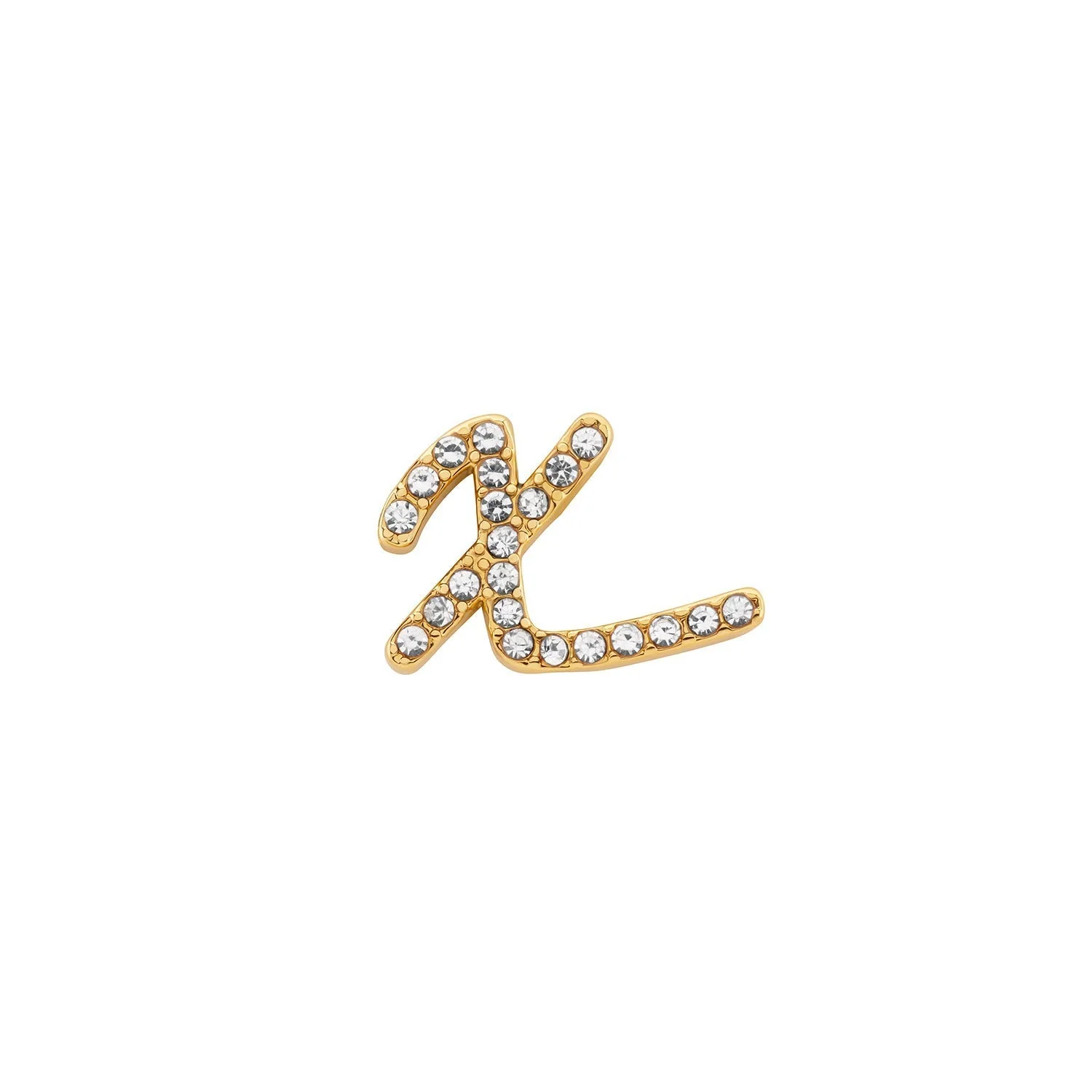 Made Mine Charms - Pave Initial Charms (Gold)