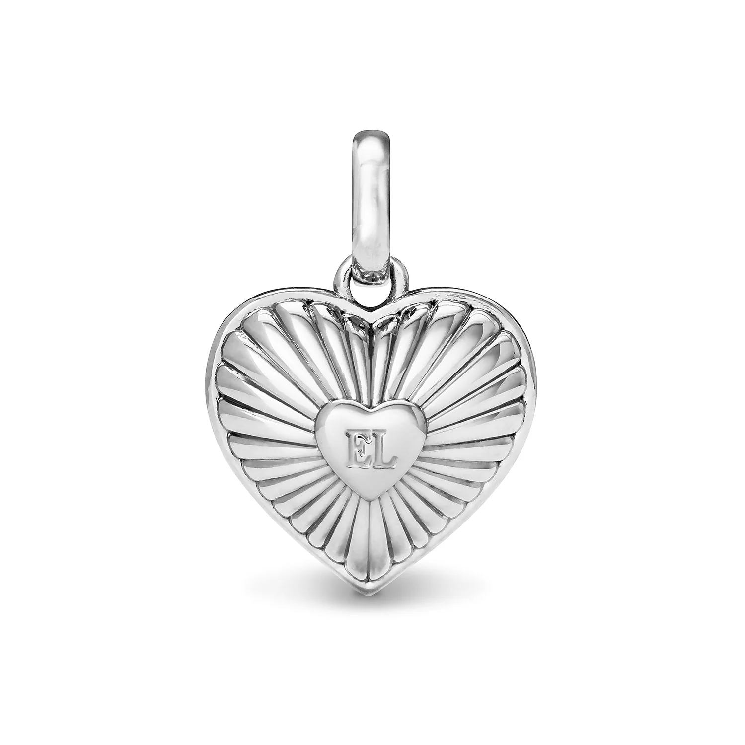 Entwine Custom Heart Necklace (Silver)