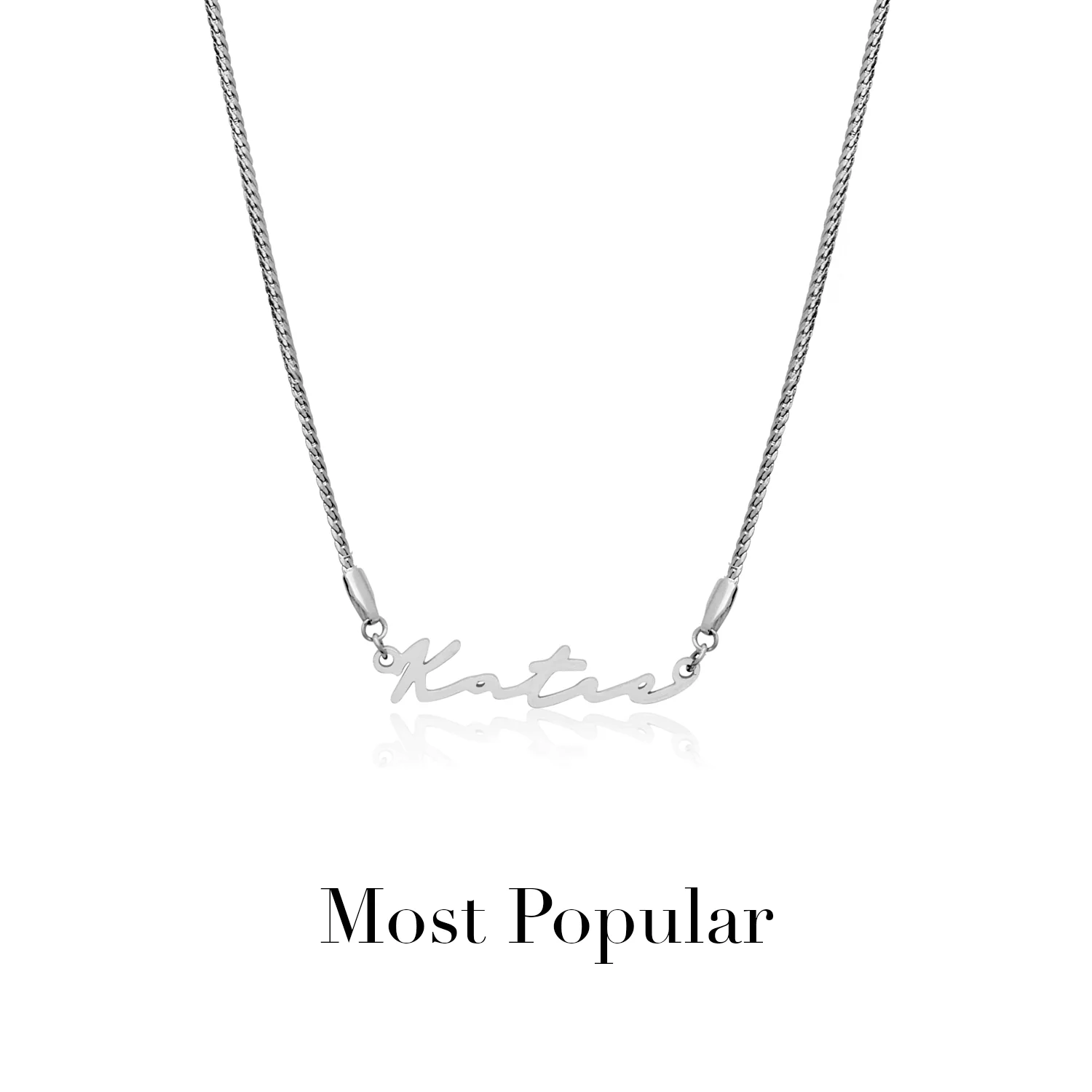 Signature Name Necklace (Silver)