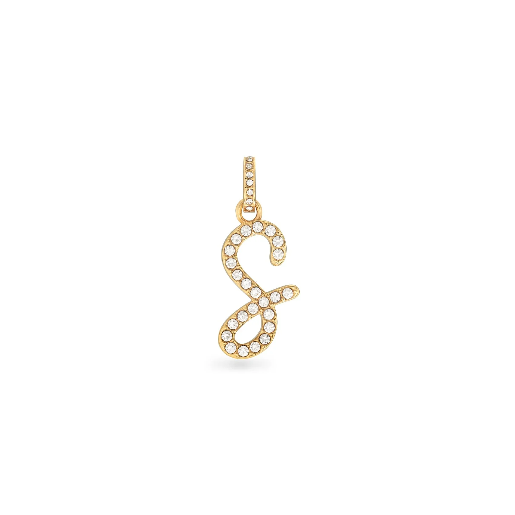 Pavé Initial Pendant (Gold)
