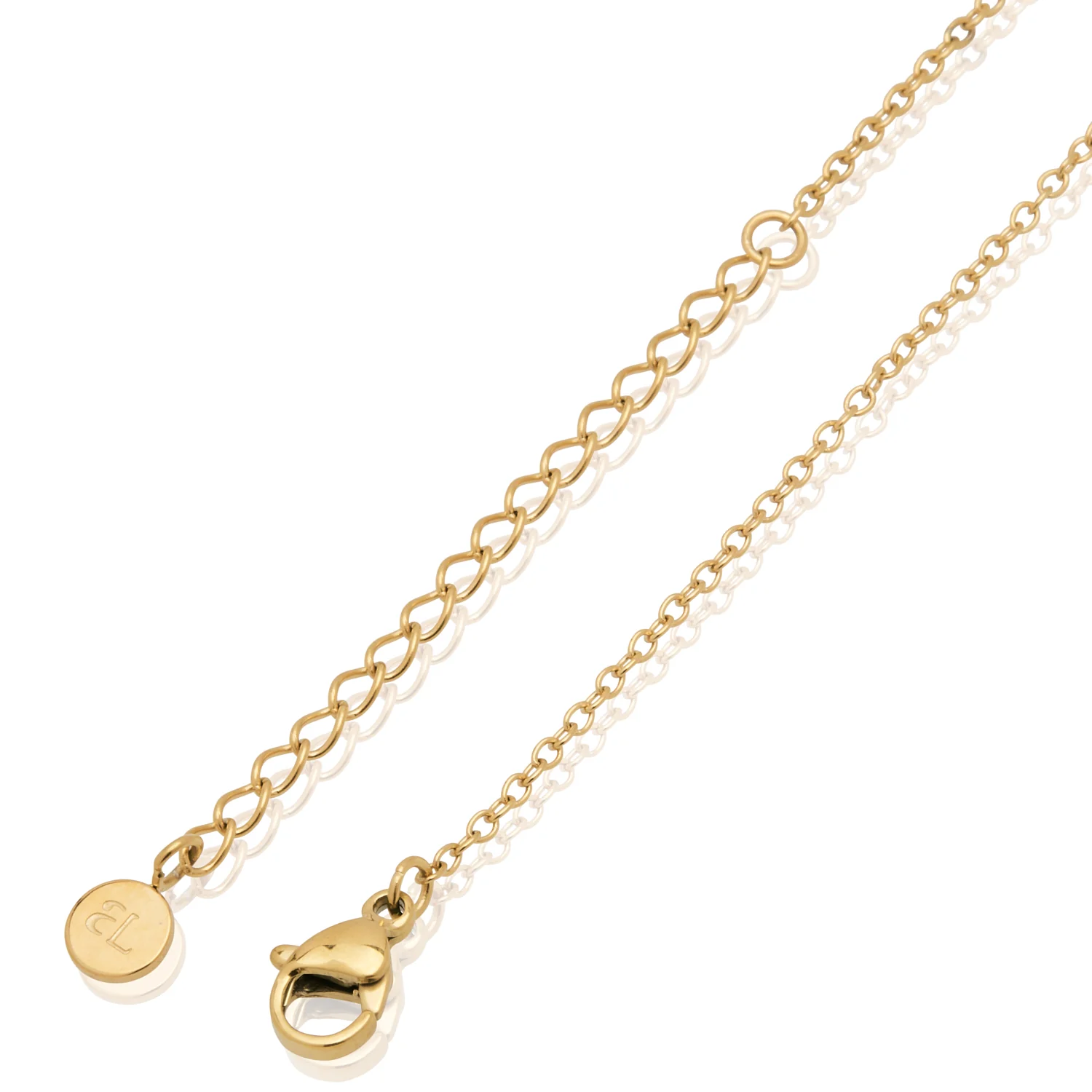 Mini Heart Birthstone & Initial Bundle (Gold)