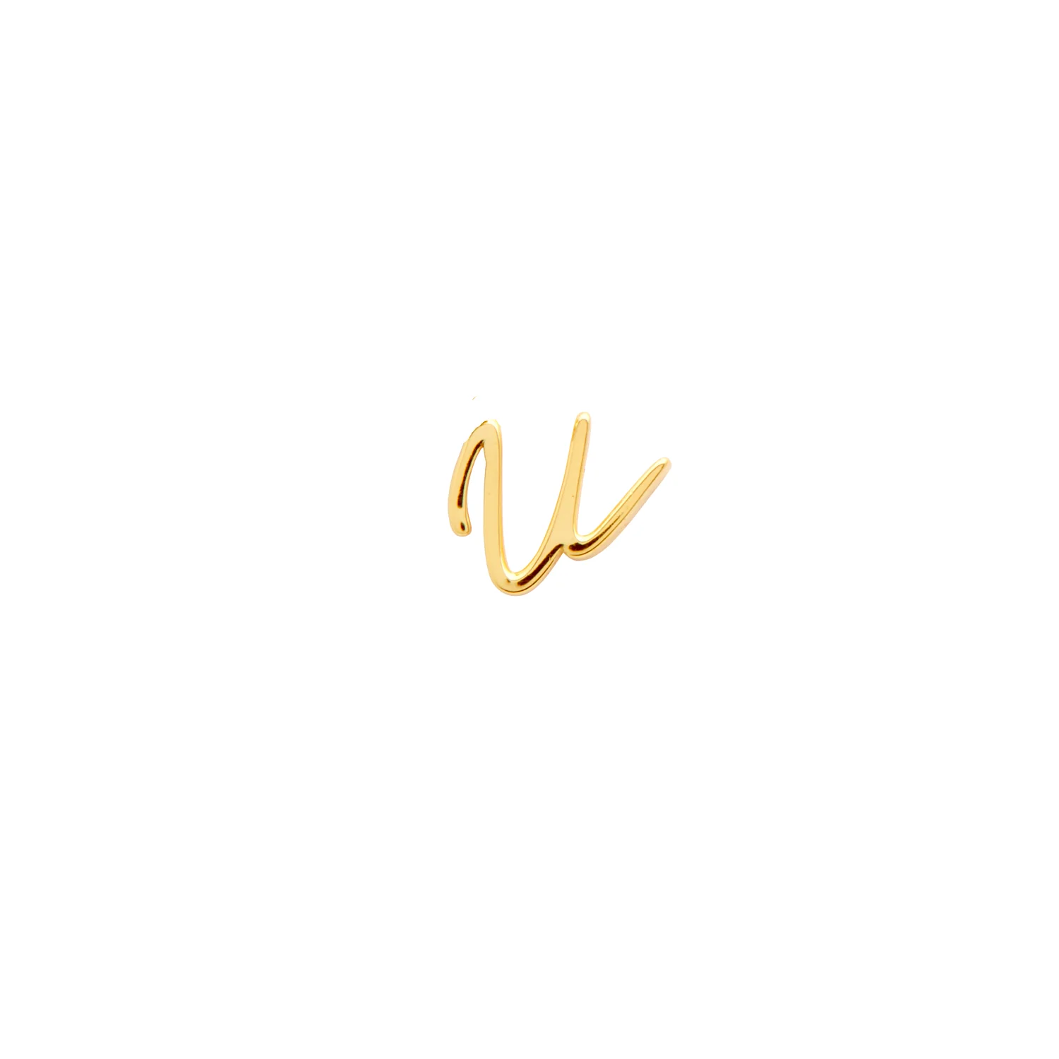 Stacey's Stories Script Initial Pendant (Gold)