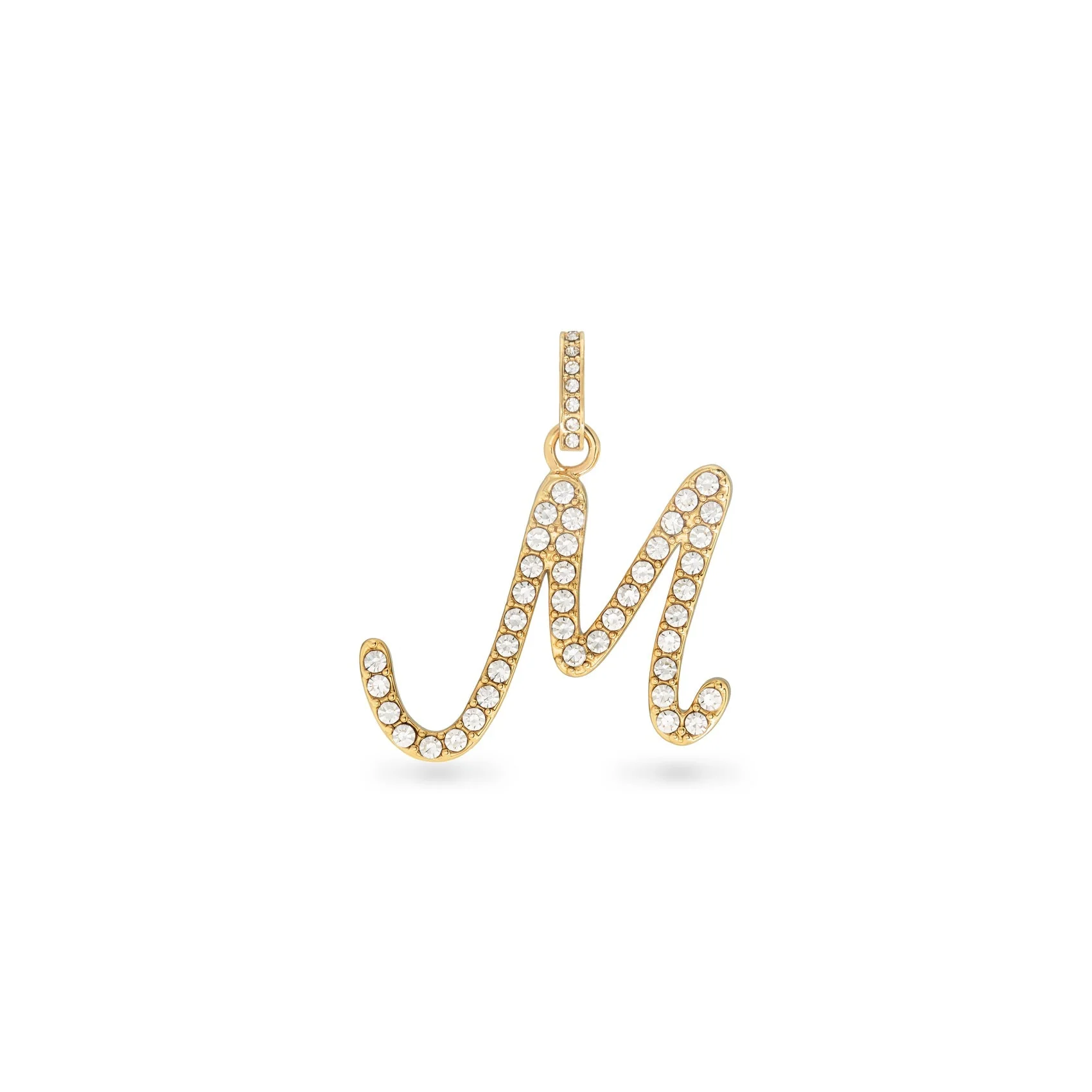 Pavé Initial Pendant (Gold)