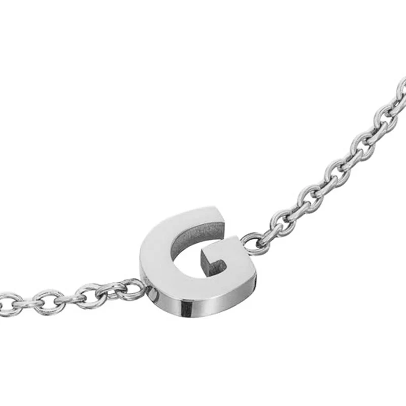 Mini Heart Birthstone & Initial Bracelet Bundle (Silver)