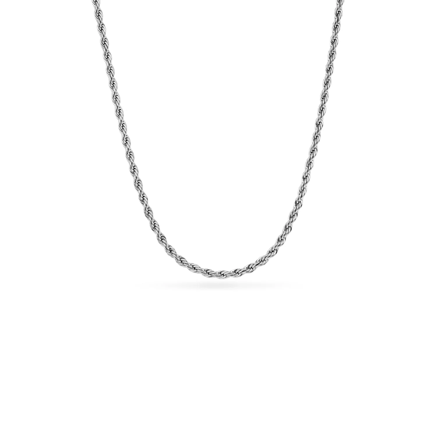 Entwine Cross Necklace (Silver)