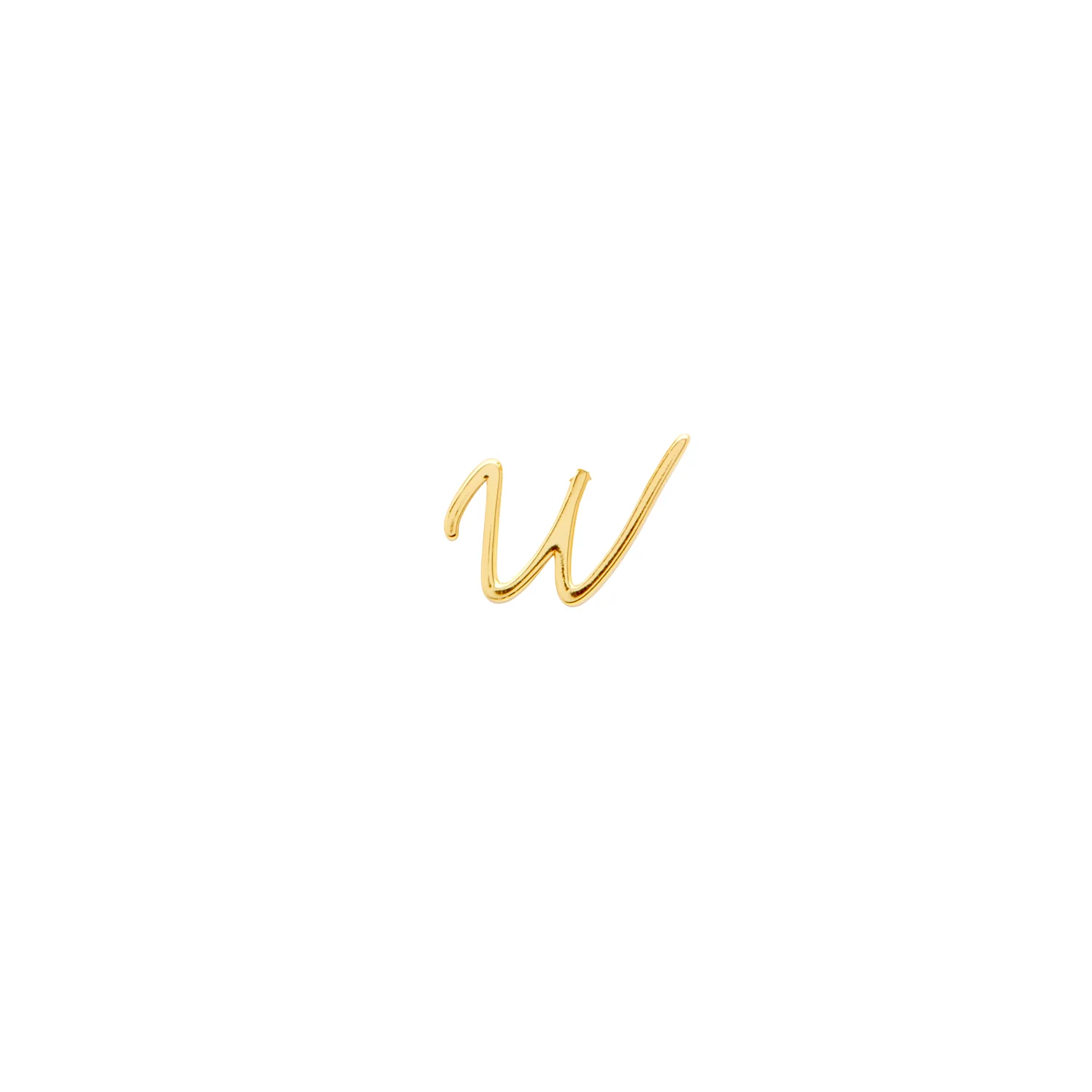 Stacey's Stories Script Initial Pendant (Gold)