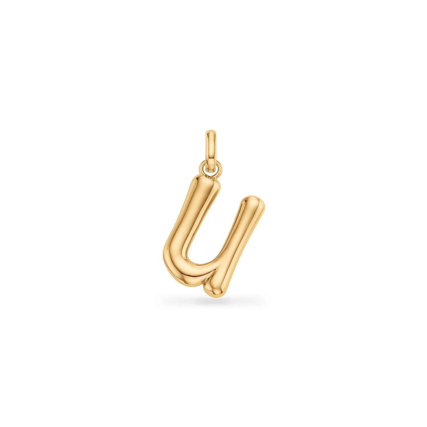Molten Initial Pendant (Gold)
