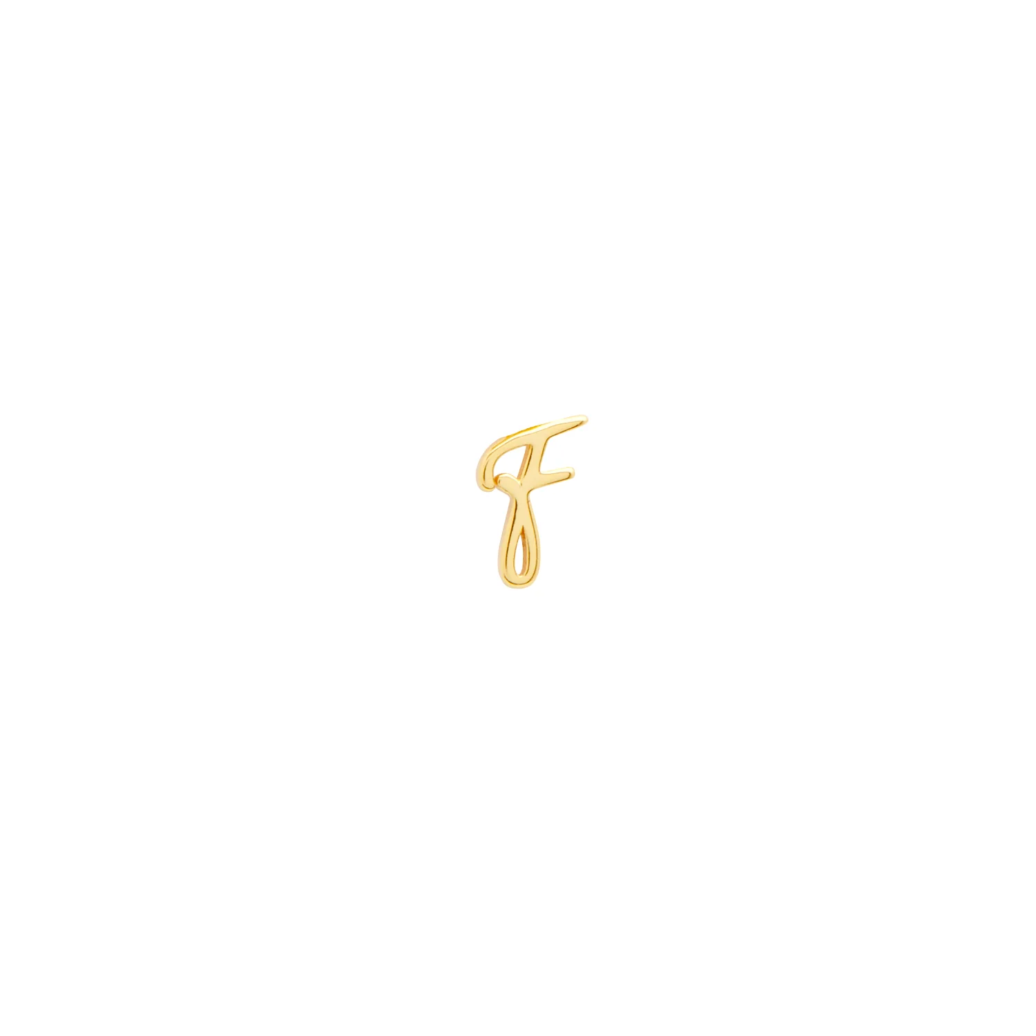 Stacey's Stories Script Initial Pendant (Gold)