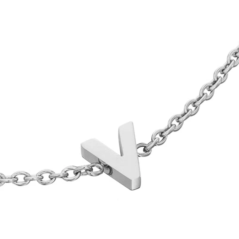 Mini Heart Birthstone & Initial Bracelet Bundle (Silver)