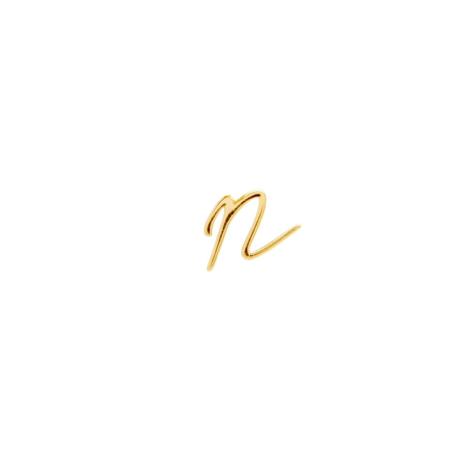 Stacey's Stories Script Initial Pendant (Gold)