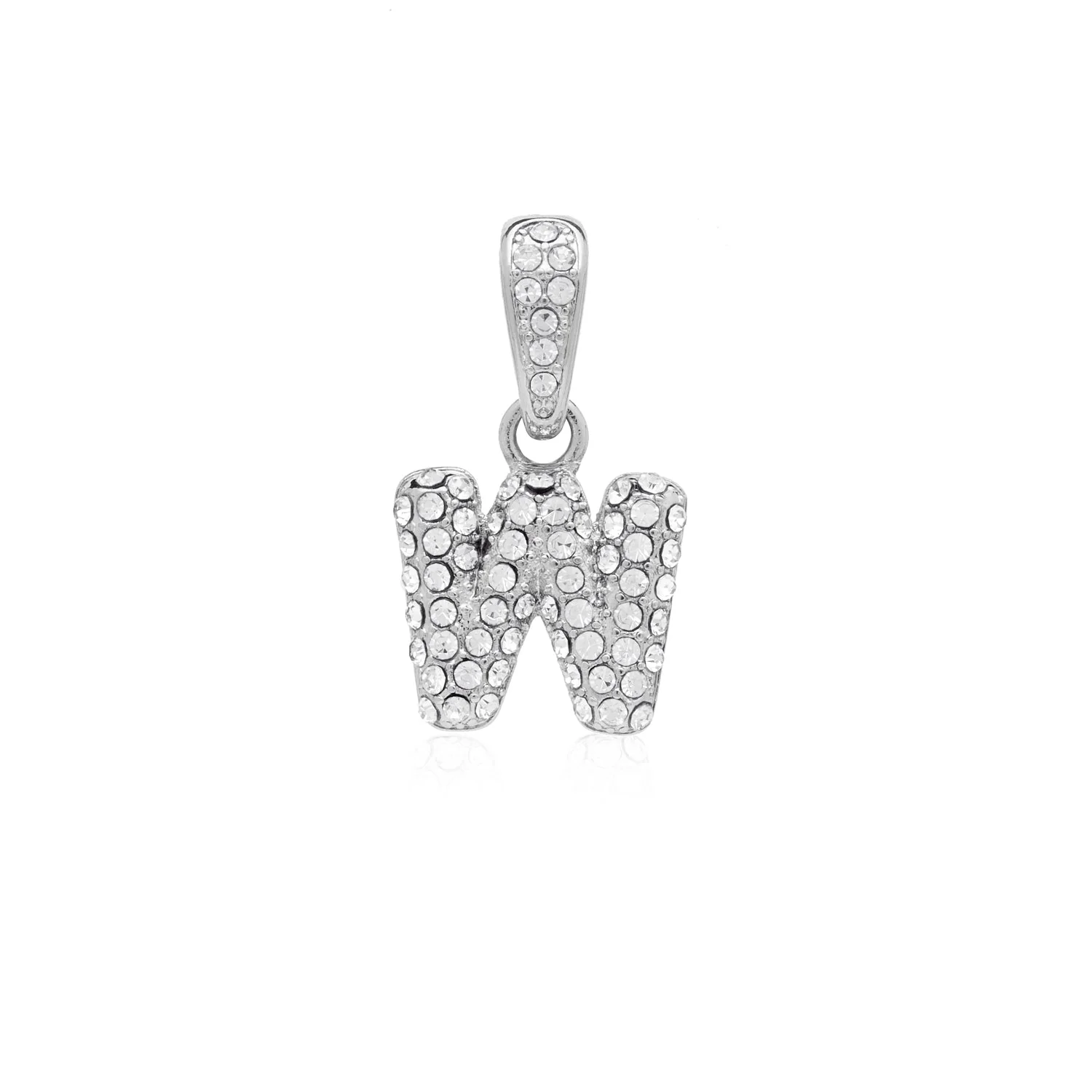 Bubble Initial Pendant (Silver)