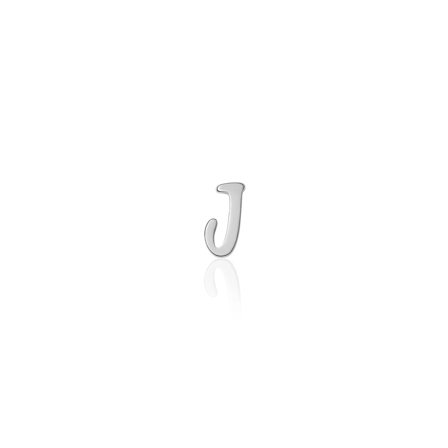 Fixed Charm - Handwritten Initial Charm (Silver)