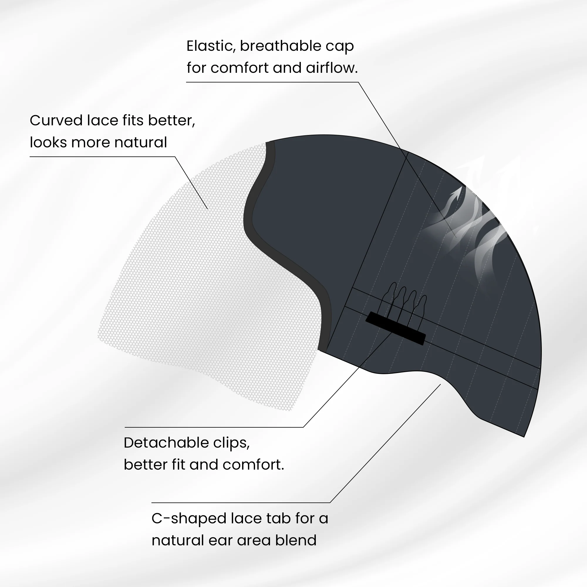 Ash Blonde Highlights Blunt Cut Adjustable Cap Virgin Hair Bob HD Lace Wig