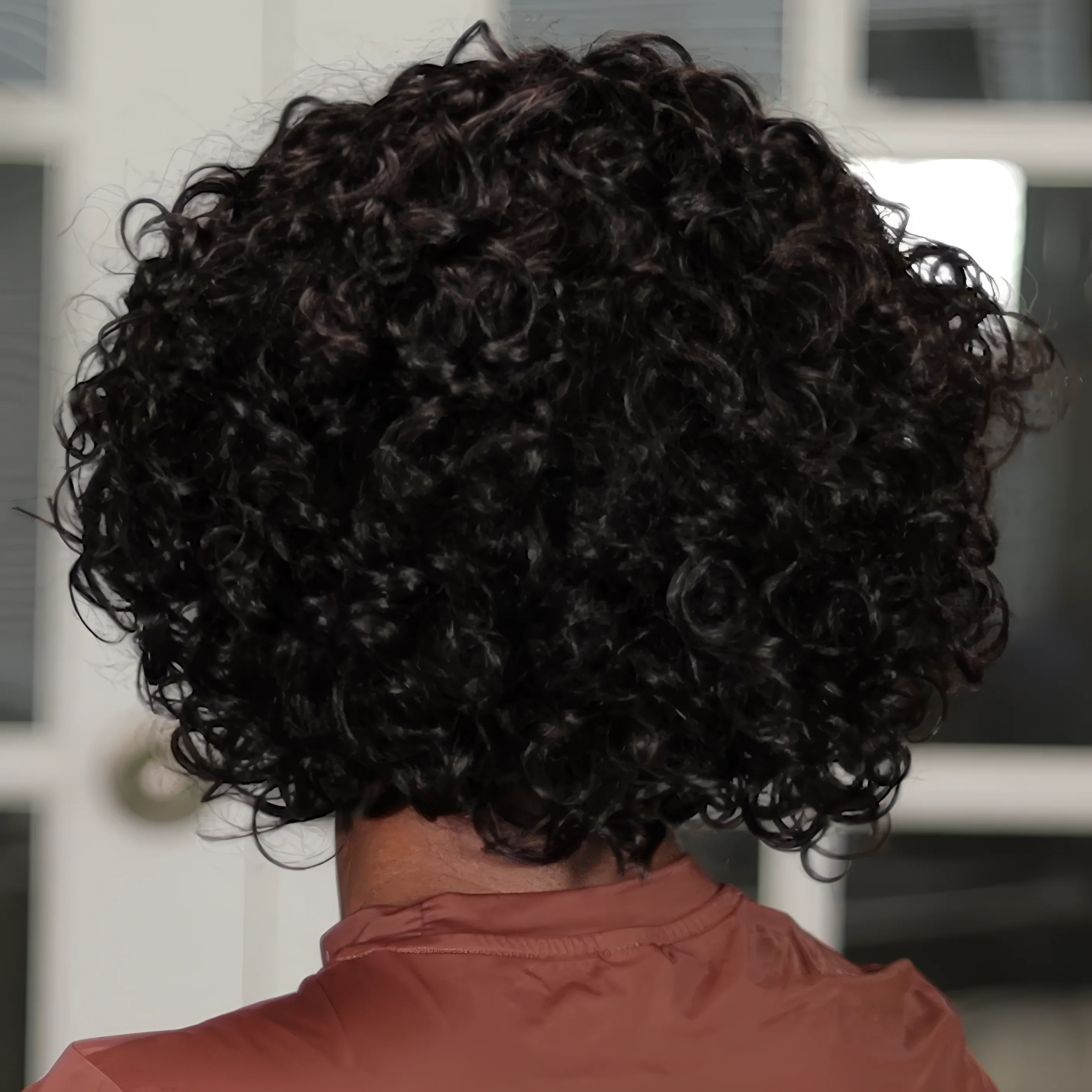 Put On ��� Go Glueless Short Bob Curly Lace Human Hair Wig