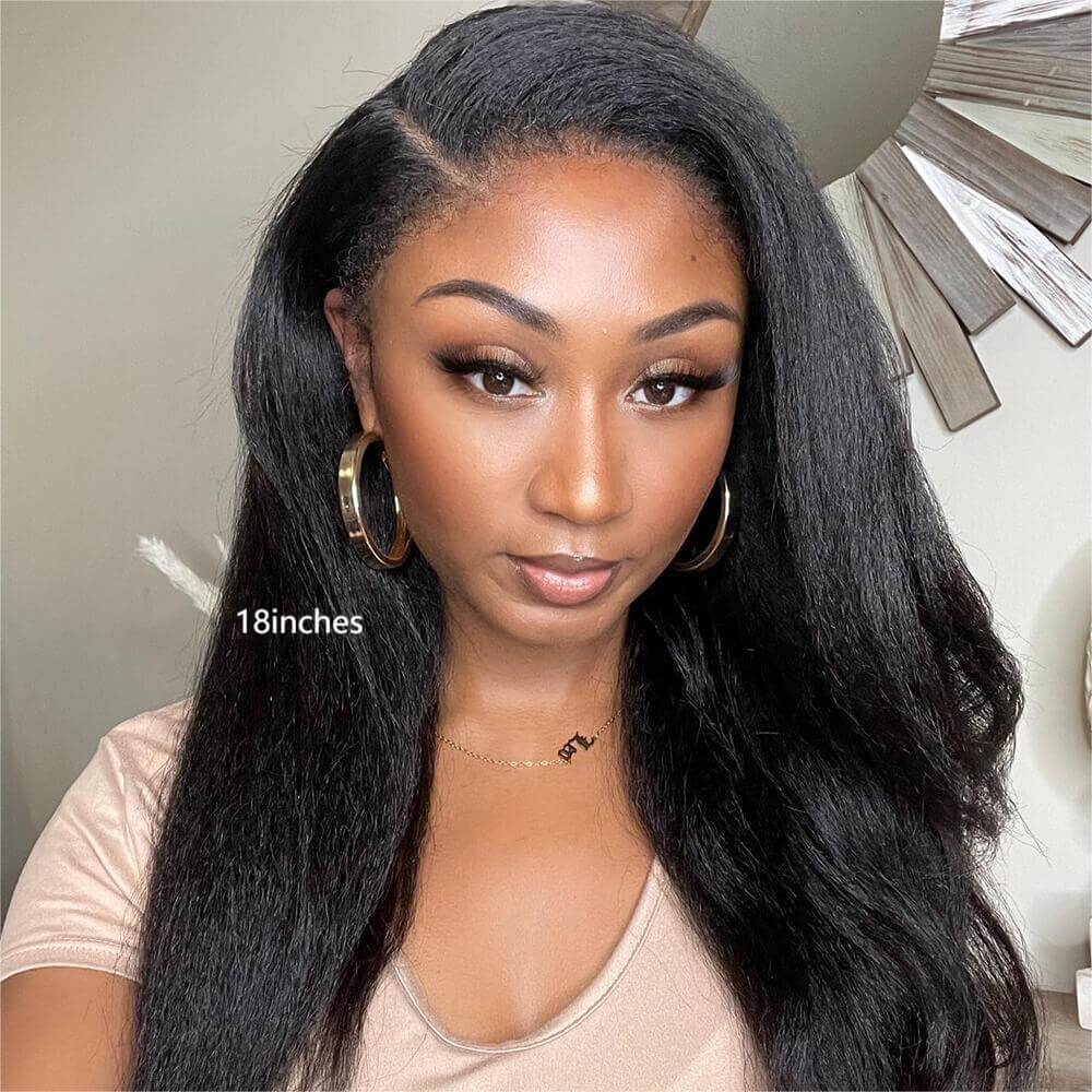 ILIKEHAIR Hyperrealism Kinky Edges HD Lace Ventilated Wig