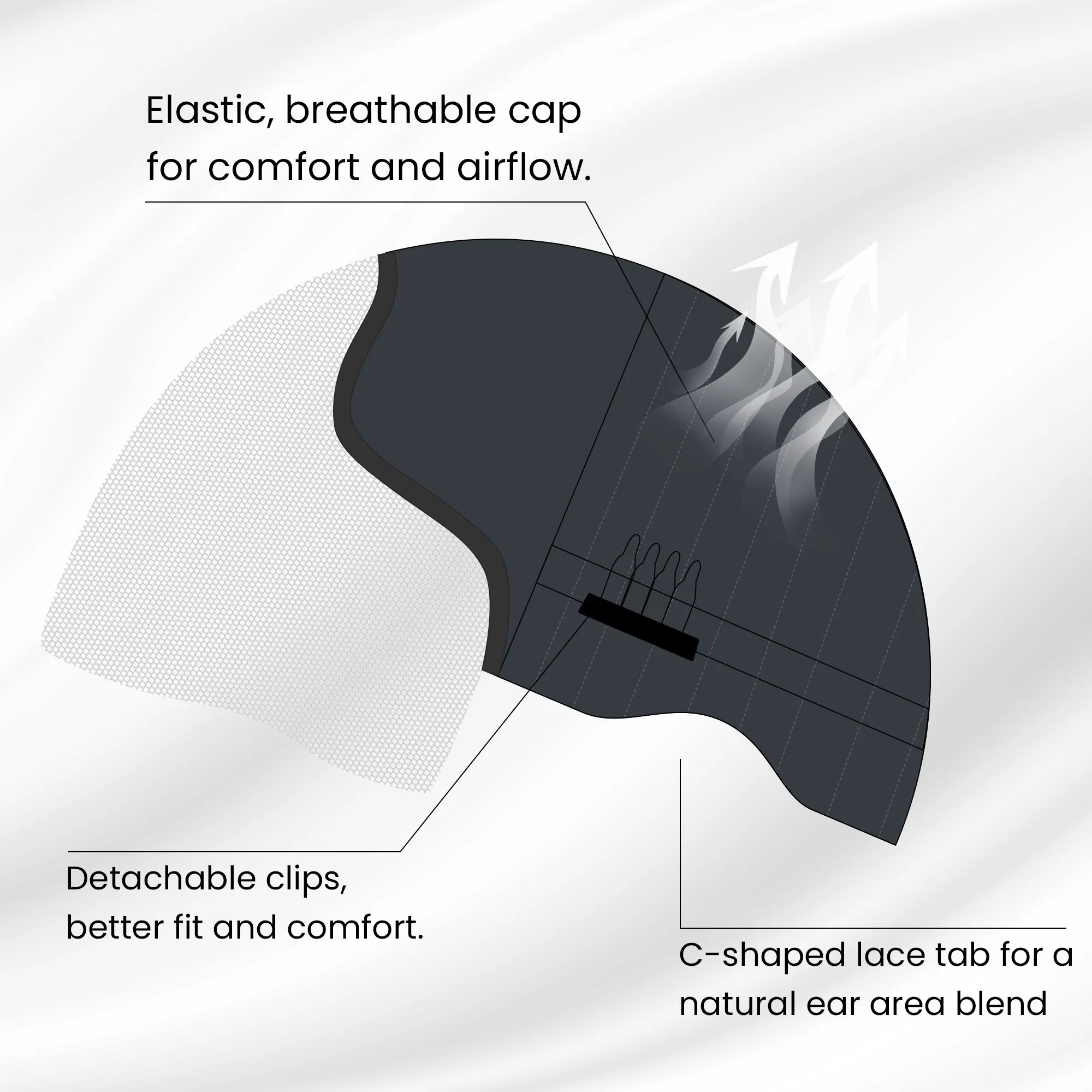 ILIKEHAIR Hyperrealism Kinky Edges HD Lace Wig with Adjustable Velcro Cap