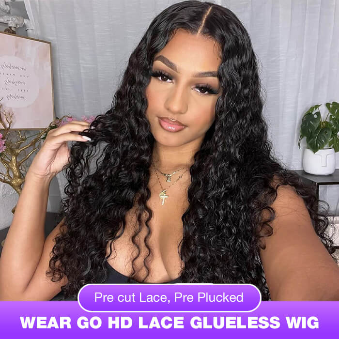 Put on & Go Glueless Curly 5x5 Pre Cut HD Lace Wig Beginner Friendly