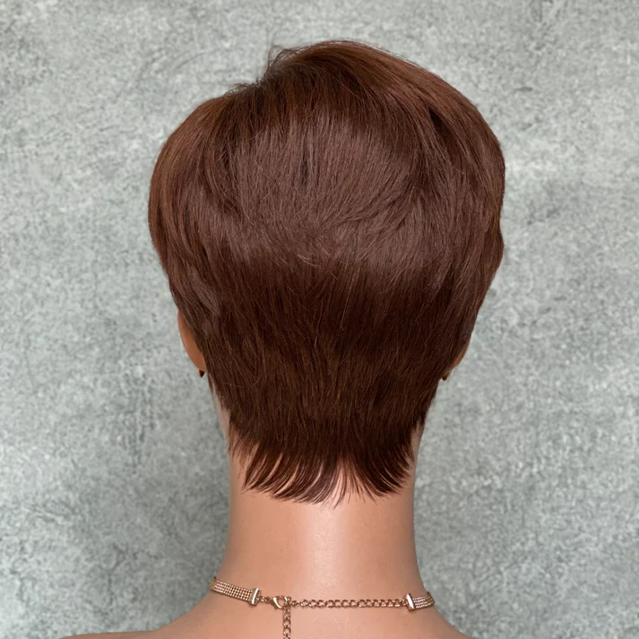 ILIKEHAIR Pixie Cut Glueless Wig with Bangs