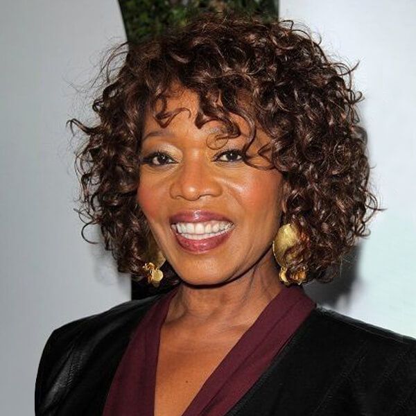 Glueless Short Curly African Bob Wigs Brown Human Hair Lace  Wig