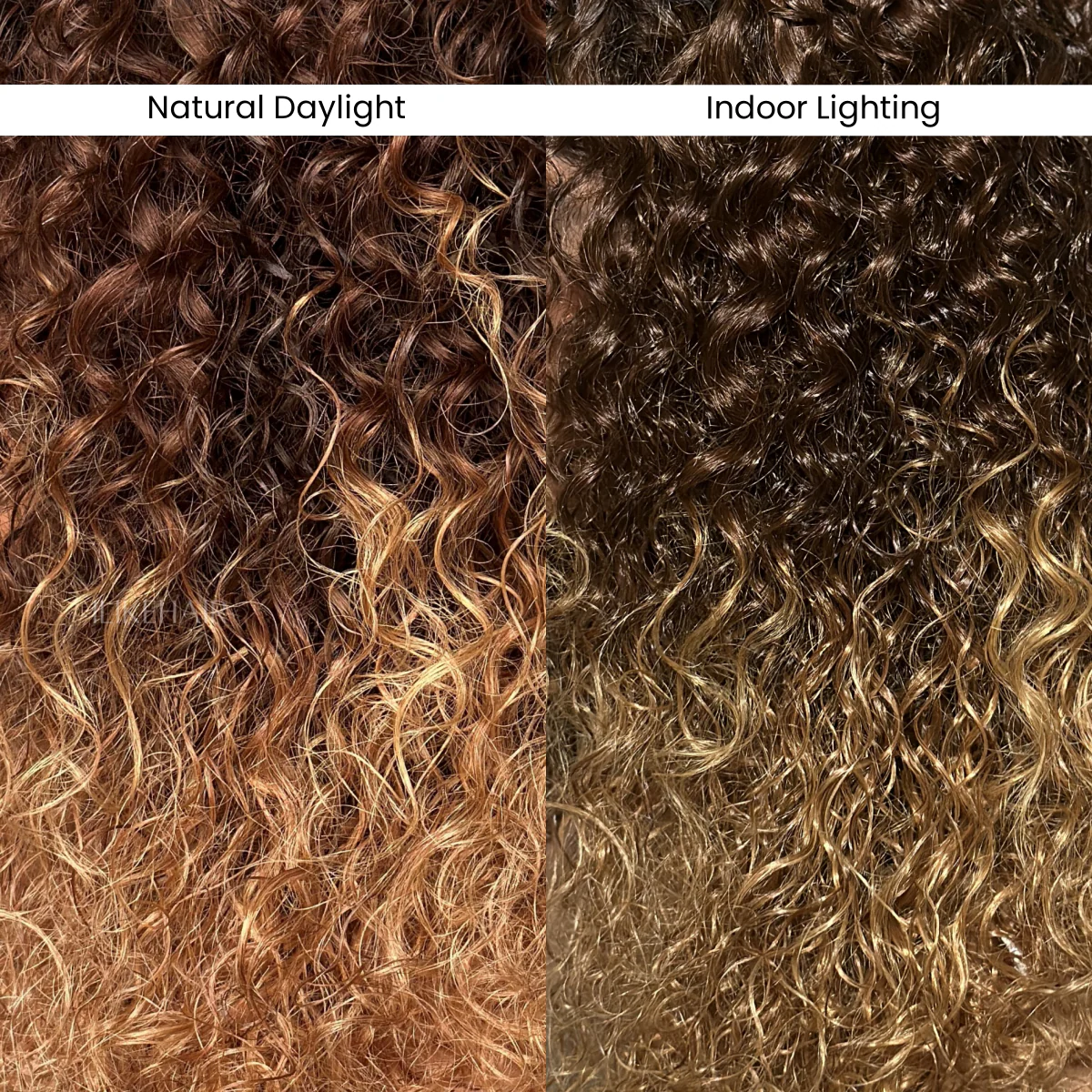 T4/27 Ombre Blonde With Black Root Water Wave 6x6 Lace Closure Wig