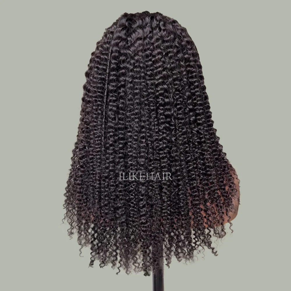 Afro Coily HD Lace Frontal Wig With 3a Hybrid Hairline