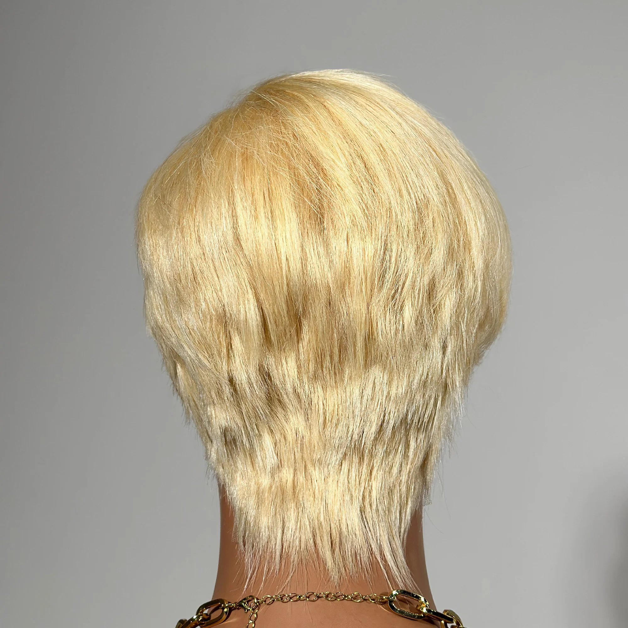 Blonde Bombshell Pixie Cut 13x4 Wig with Layers