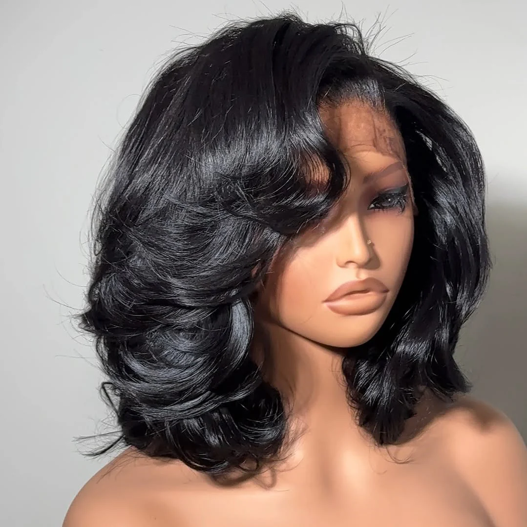 Bouncy Loose Wave Layered Cut 13��4 Lace Front Wig