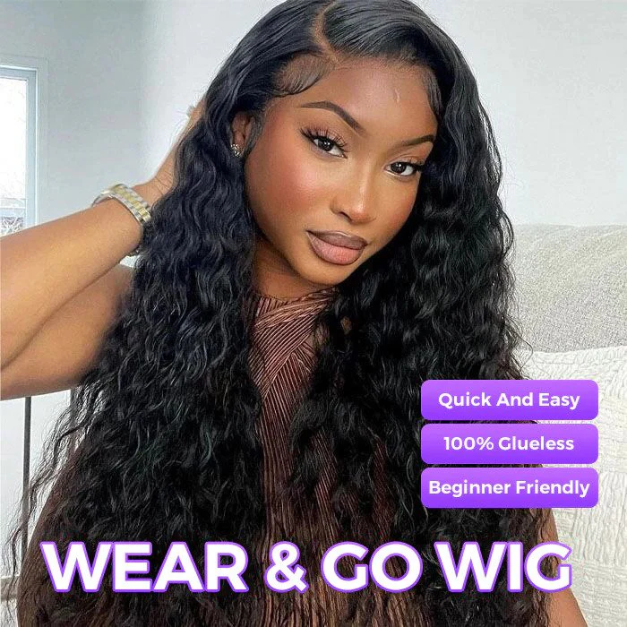 Put on & Go Glueless Curly 5x5 Pre Cut HD Lace Wig Beginner Friendly