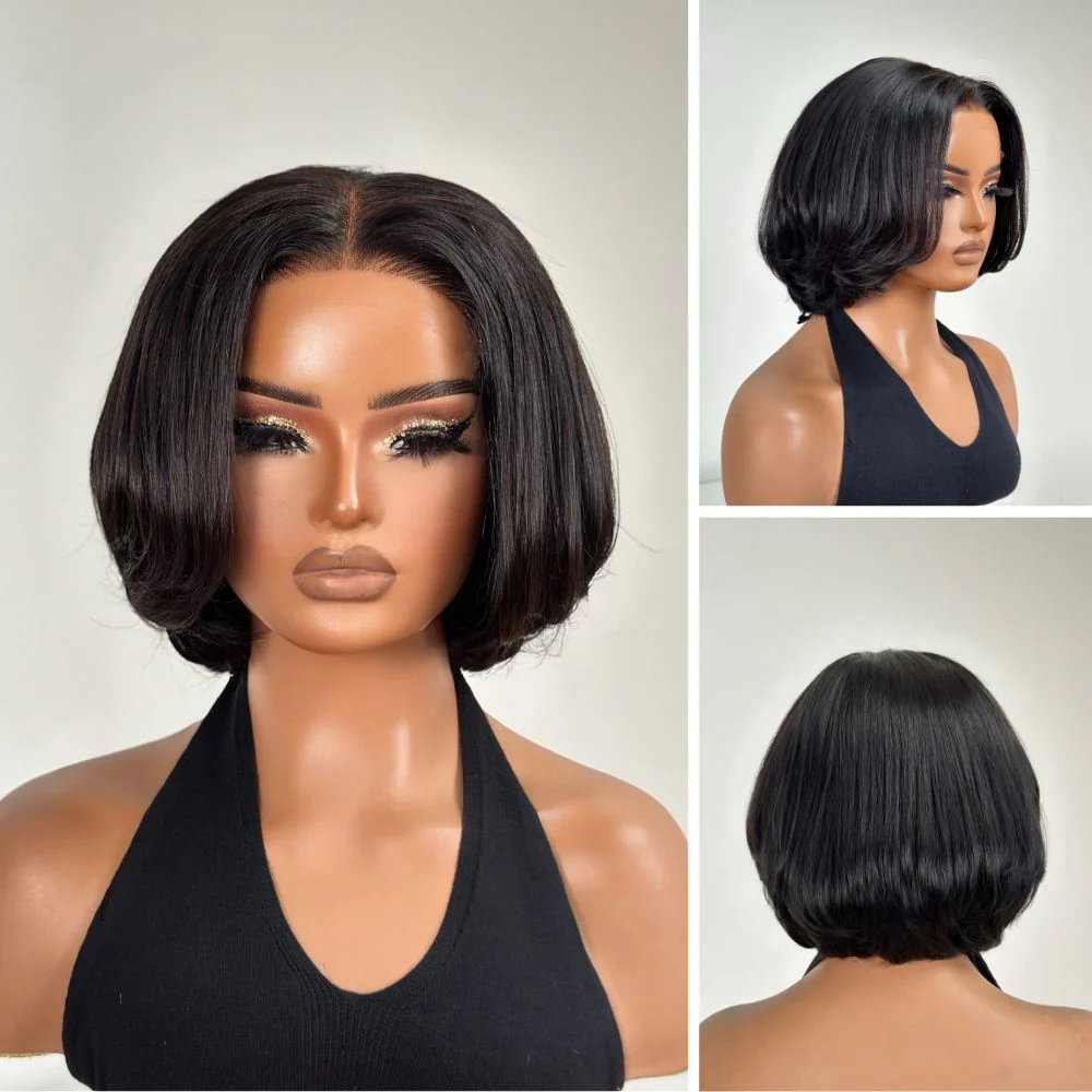 Glueless & Beginner-Friendly Soft Layers Silky Bob Wig