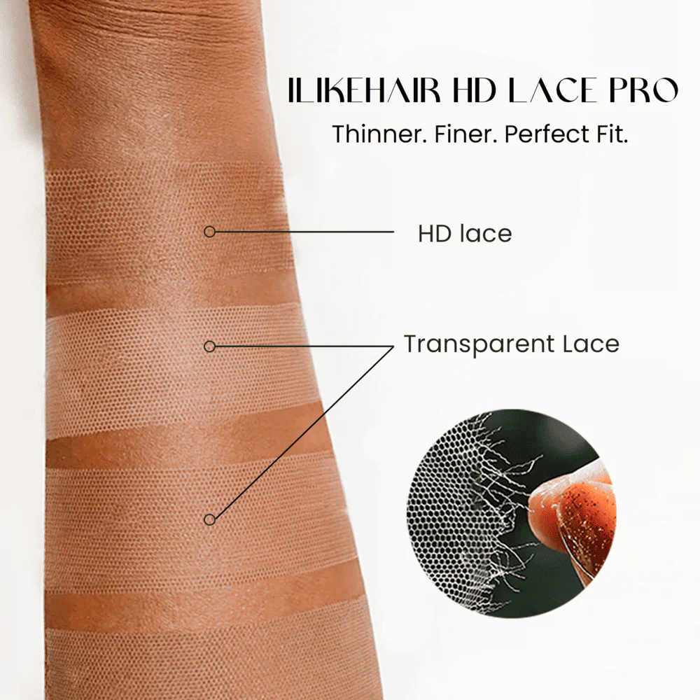 Short Blonde Highlights Glueless Pixie Curly Lace Closure Wig