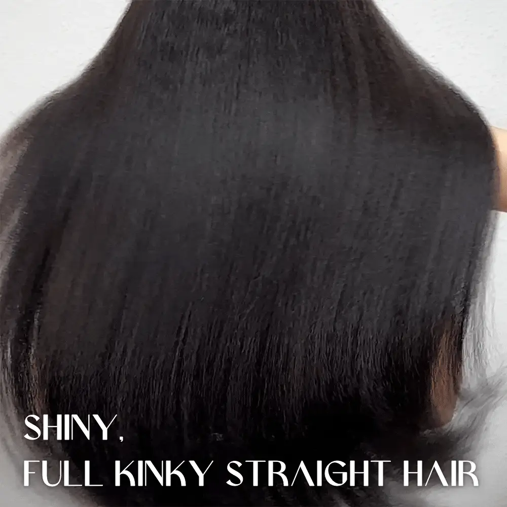 ILIKEHAIR Hyperrealism Kinky Edges HD Lace Wig with Adjustable Velcro Cap