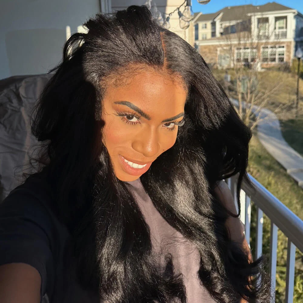 Kinky Edges HD Lace Frontal Ventilated Wig Body Wave