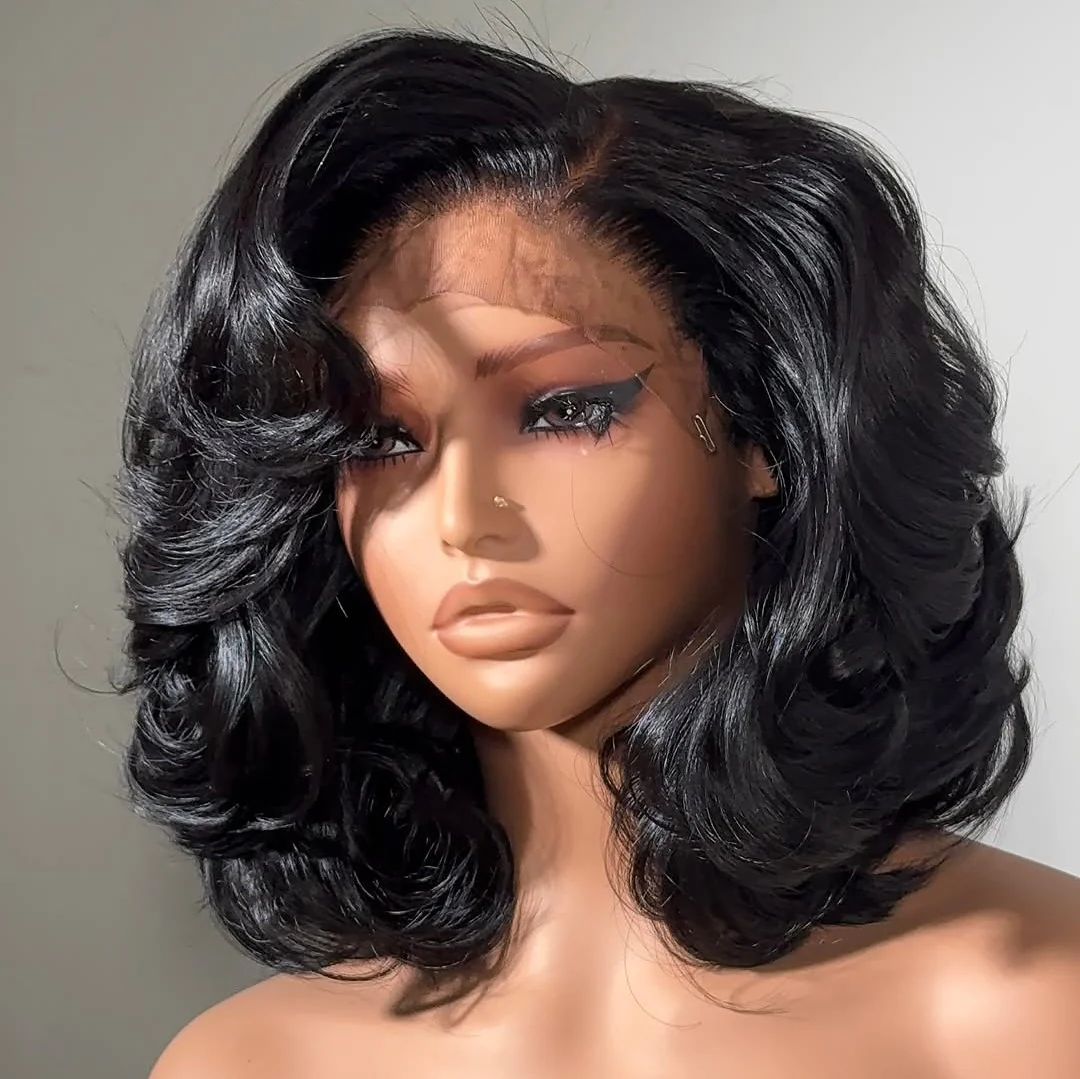 Bouncy Loose Wave Layered Cut 13��4 Lace Front Wig