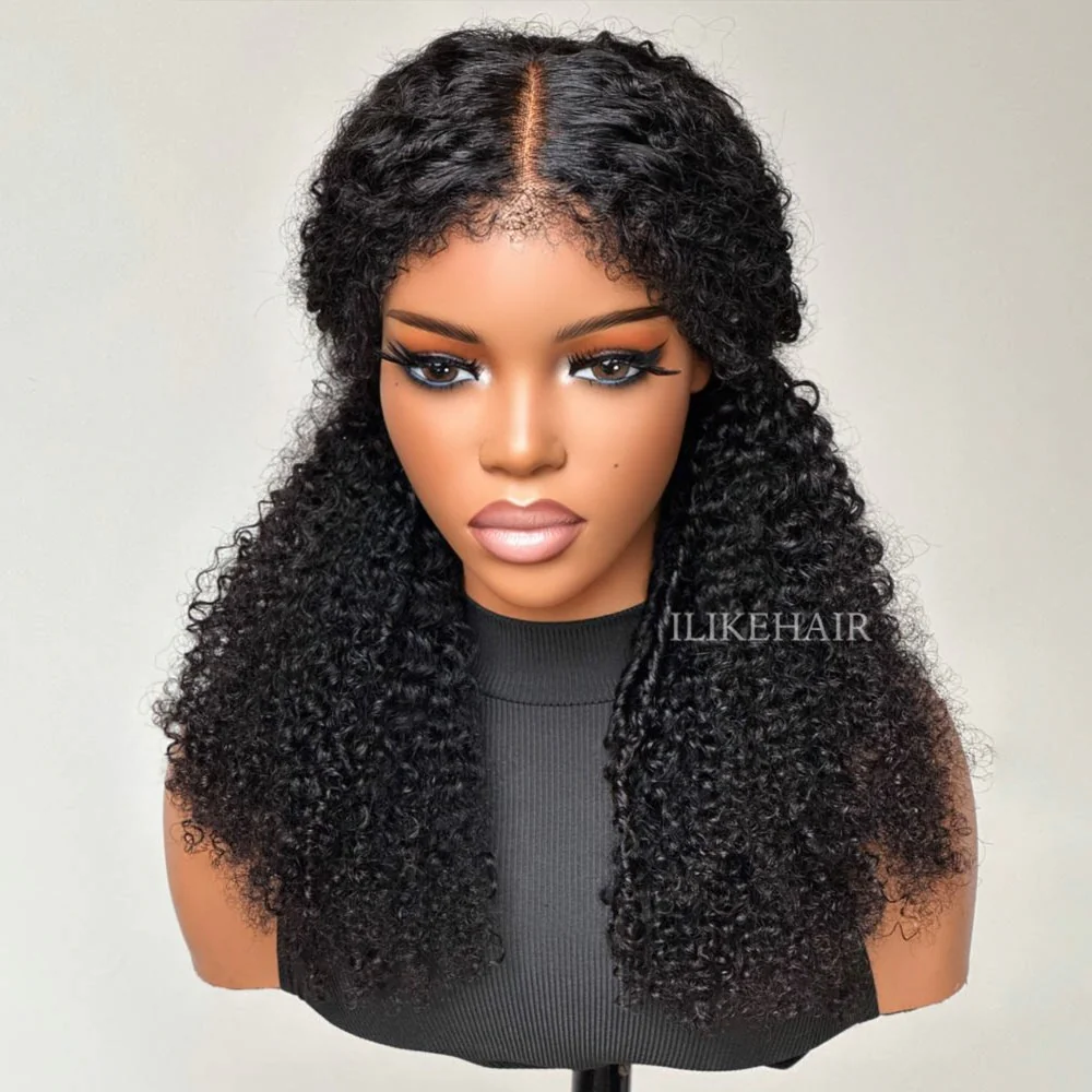 Afro Coily HD Lace Frontal Wig With 3a Hybrid Hairline