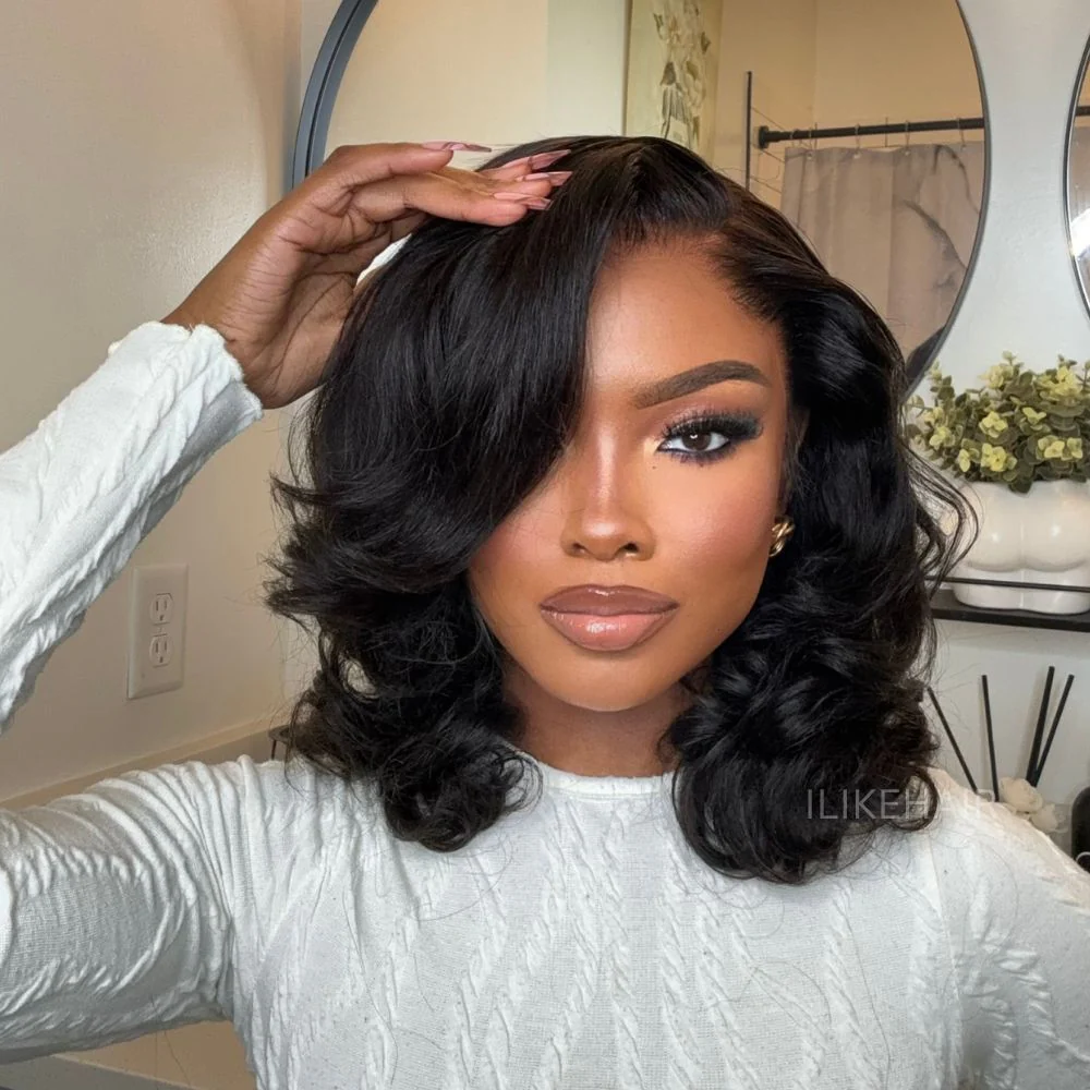 Bouncy Loose Wave Layered Cut 13��4 Lace Front Wig