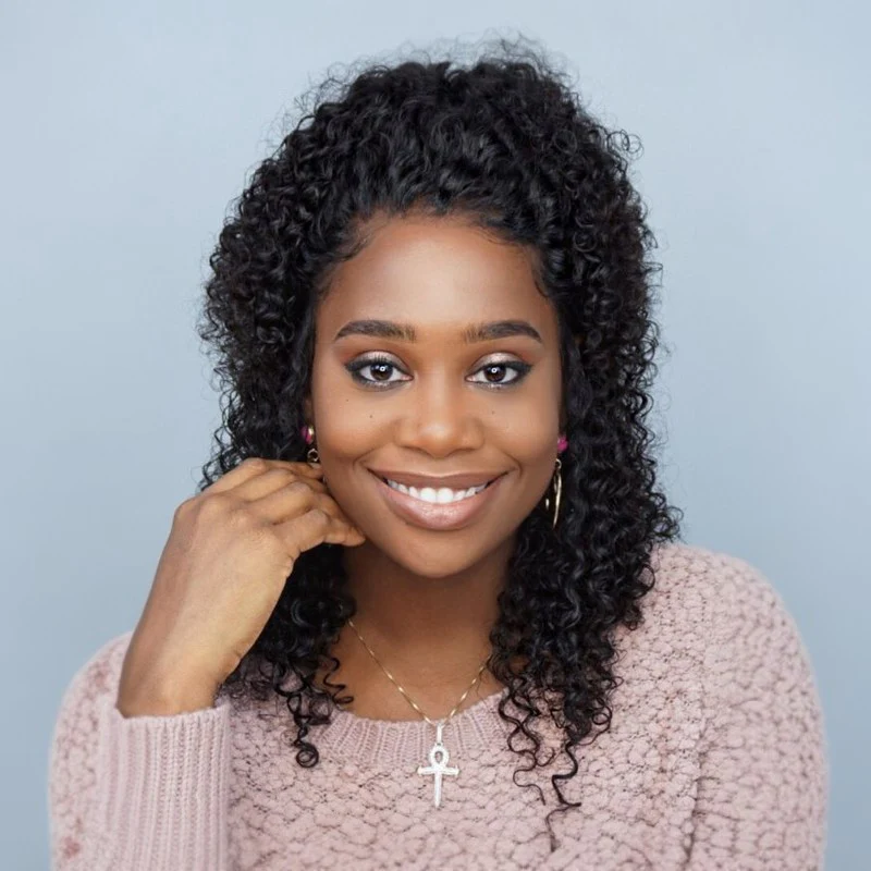 Natural Hair Wigs for Black Women Curly Lace Front Wig