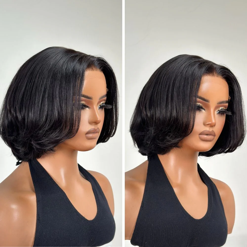 Glueless & Beginner-Friendly Soft Layers Silky Bob Wig