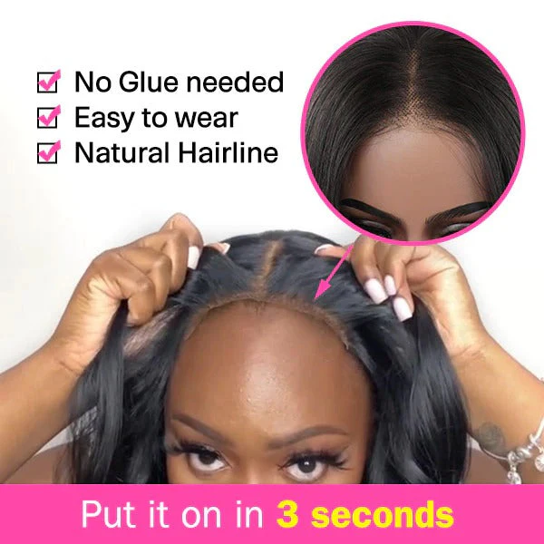 Put on & Go Glueless Curly 5x5 Pre Cut HD Lace Wig Beginner Friendly