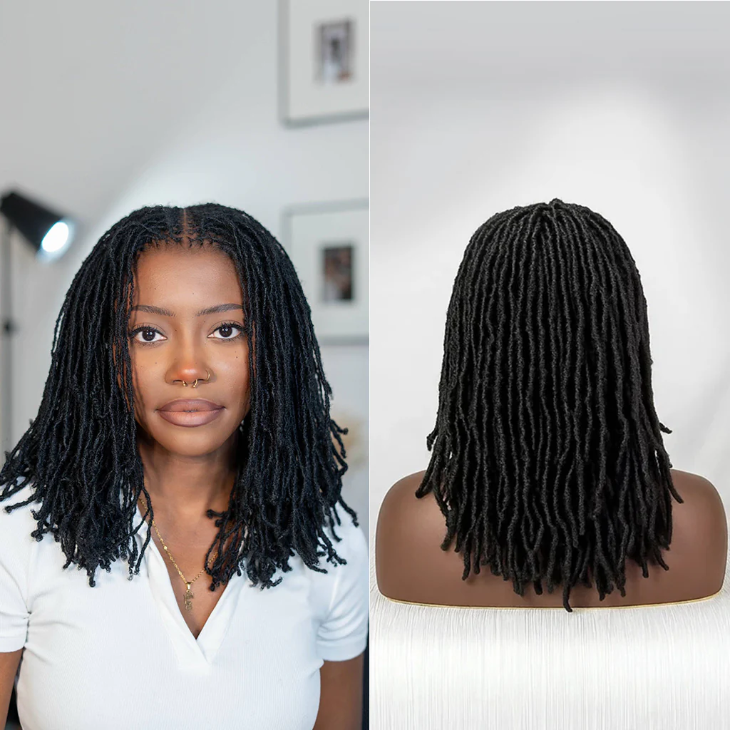 Full Lace Knotless Micro Dreadlock HD Lace Invisi Drawstring Wig
