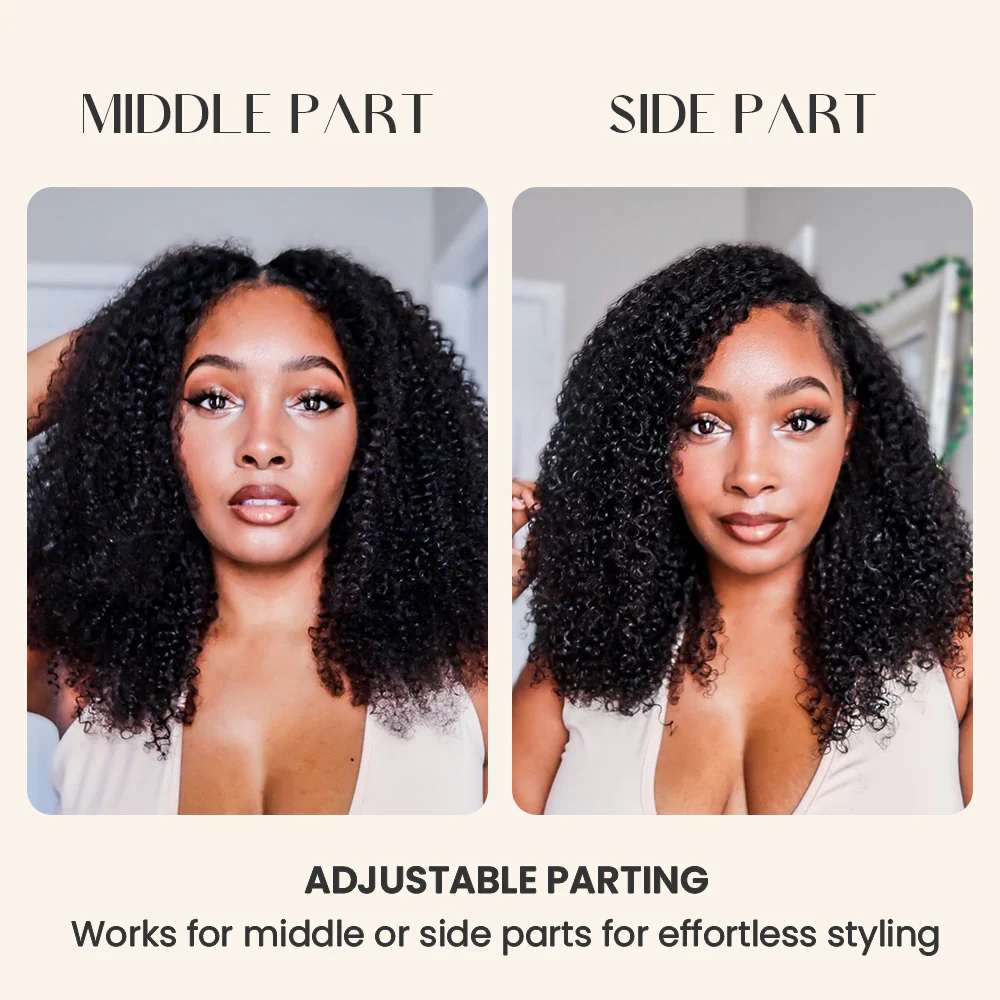 No Leave Out I Part Curly Wig