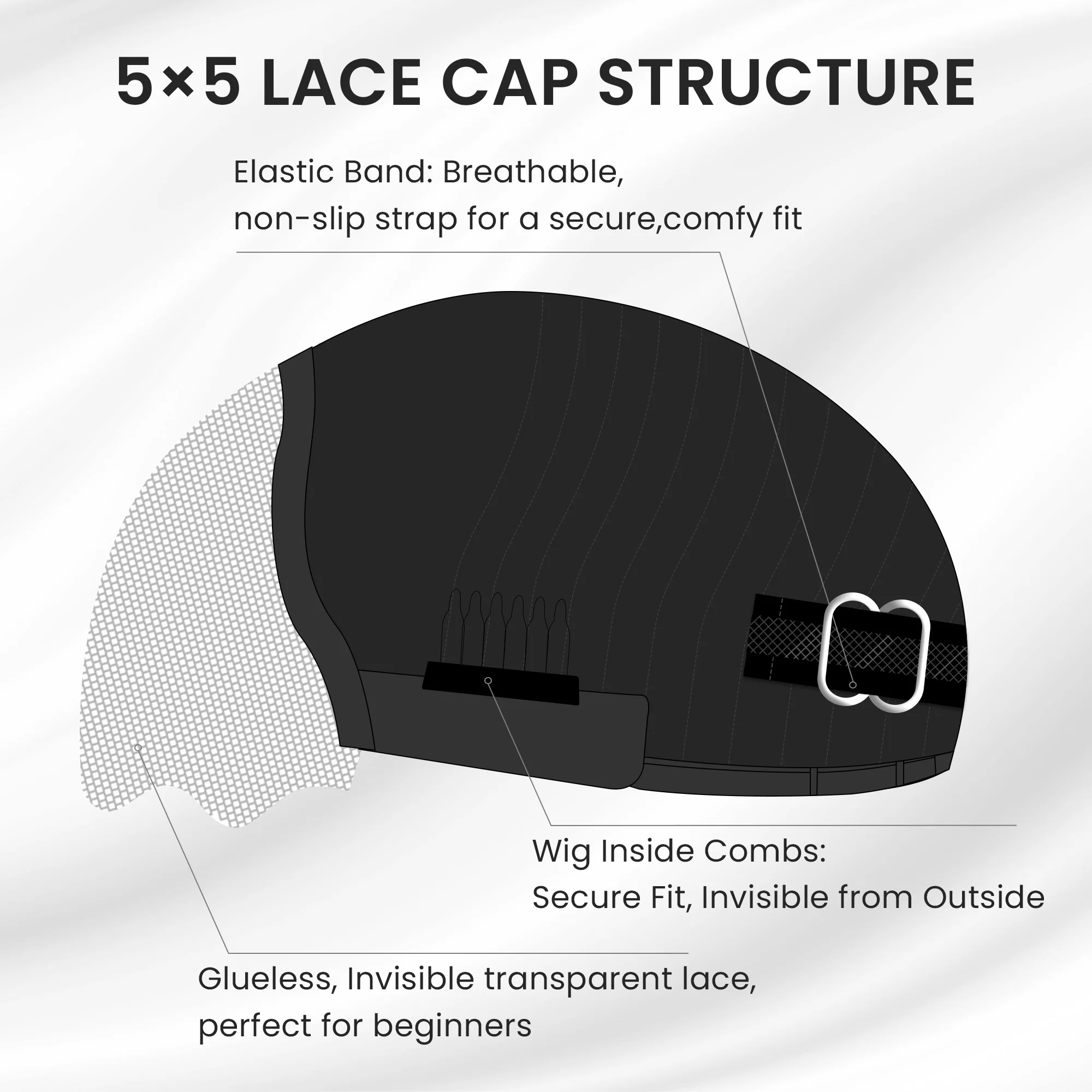 90s Muse Soft Layers Blowout 5x5 Lace Closure Wig