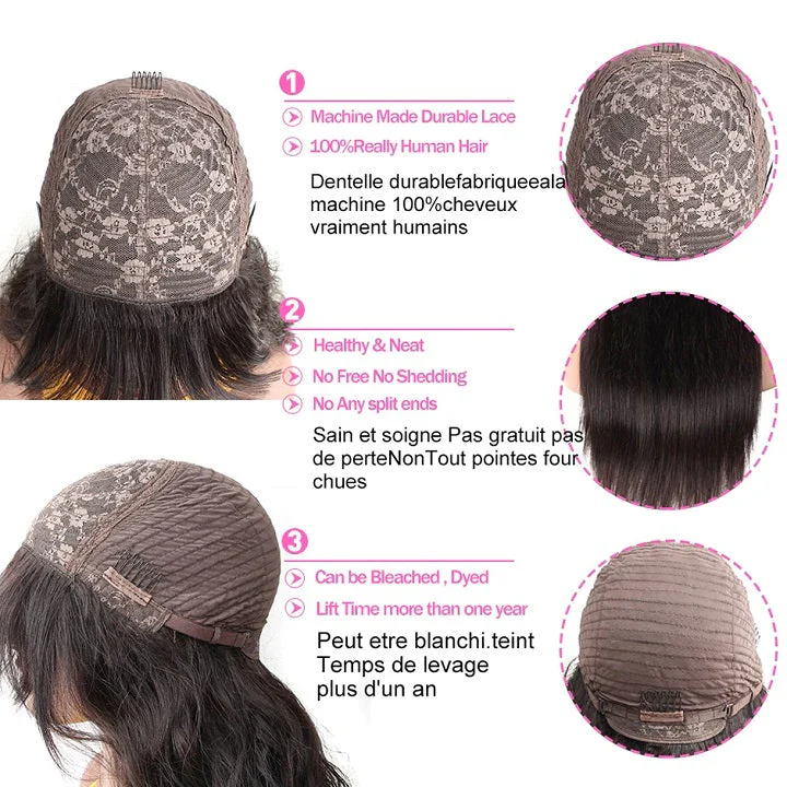 Afro Kinky Curly Glueless Wig With Bangs